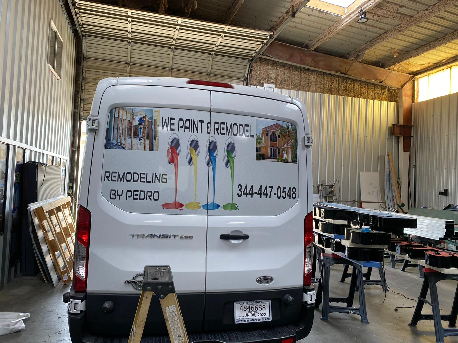 Sign Go fabrication shop building custom signs in Houston